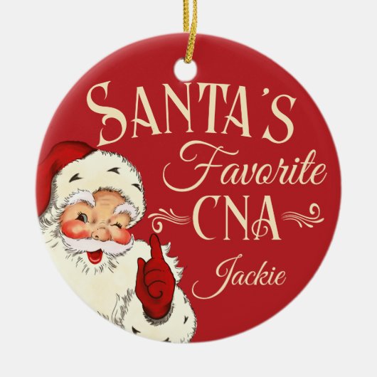 Weihnachtsgeschenk für CNA Keramik Ornament (Vorne)