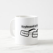 Weihnachtsgeschenk für Computerfreaks Kaffeetasse (Vorderseite Links)