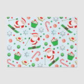 Weihnachtsgeschenk für den Schnee Seidenpapier (Vorderseite)