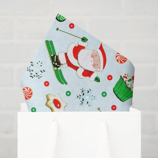 Weihnachtsgeschenk für den Schnee Seidenpapier (Geschenktüte)