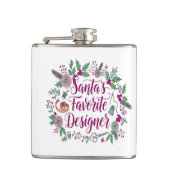 Weihnachtsgeschenk für den Weihnachtsmann Flachmann (Vorderseite)