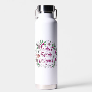 Weihnachtsgeschenk für den Weihnachtsmann Trinkflasche