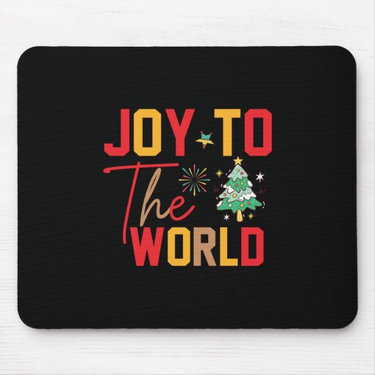 Weihnachtsgeschenk für die Welt Mousepad (Vorne)