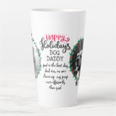 Weihnachtsgeschenk für DOG DADDY oder MOMMY 2 x FO Milchtasse (Vorderseite)