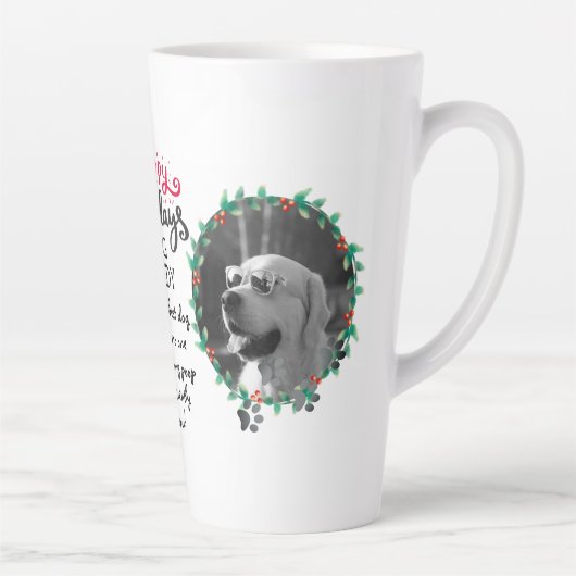 Weihnachtsgeschenk für DOG DADDY oder MOMMY 2 x FO Milchtasse (Rechts)