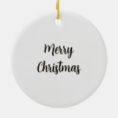 Weihnachtsgeschenk für Eisenbahnliebhaber Ornament (Hinten)