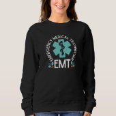 Weihnachtsgeschenk für EMT und Paramedics Sweatshirt (Vorderseite)