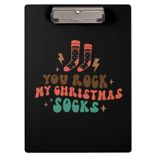 Weihnachtsgeschenk für Euch Klemmbrett (Vorderseite)