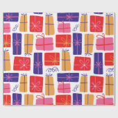 Weihnachtsgeschenk für Feiertage Geschenkpapier (Flach)