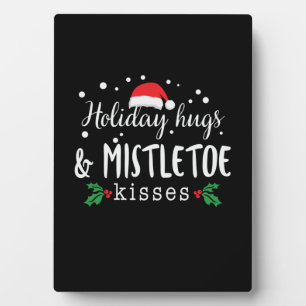 Weihnachtsgeschenk für Feiertage Schläger und Küss Fotoplatte