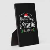 Weihnachtsgeschenk für Feiertage Schläger und Küss Fotoplatte (Seite)