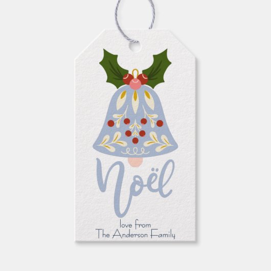 Weihnachtsgeschenk für Folk Art Geschenkanhänger (Vorderseite)