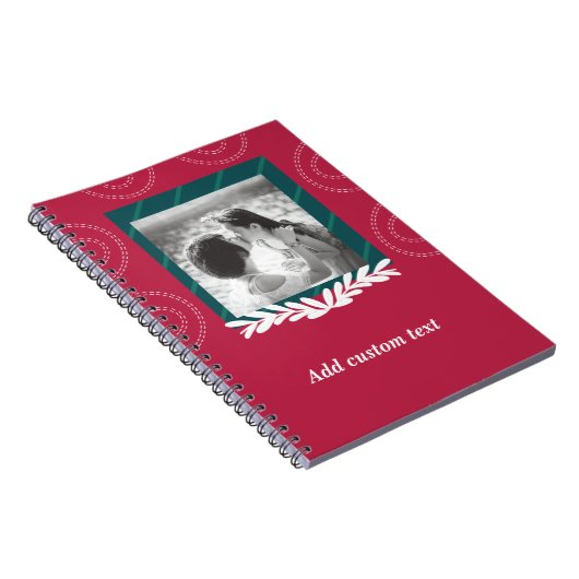 Weihnachtsgeschenk für Fotos Notizblock (Rechte Seite)