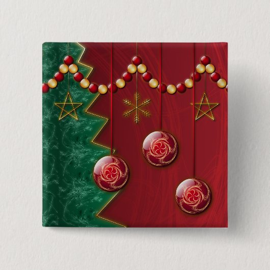 Weihnachtsgeschenk für Fraktal Button (Vorderseite)