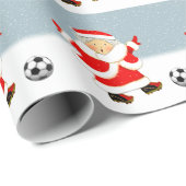 Weihnachtsgeschenk für Fußball Geschenkpapier (Rolleneckpunkt)