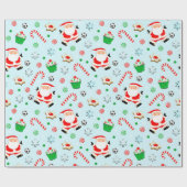 Weihnachtsgeschenk für Fußball Geschenkpapier (Flach)