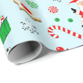 Weihnachtsgeschenk für Fußball Geschenkpapier (Rolleneckpunkt)