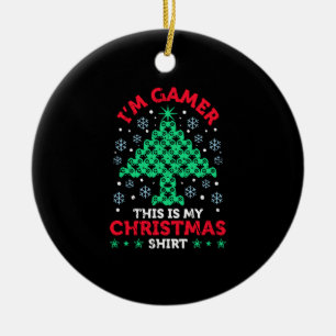 Weihnachtsgeschenk für Gamer Ugys Weihnachtsgesche Keramik Ornament