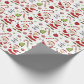 Weihnachtsgeschenk für Großeltern Geschenkpapier (Ecke)