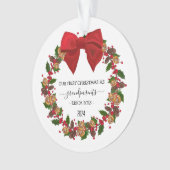 Weihnachtsgeschenk für Großeltern Ornament (Vorderseite)