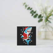 Weihnachtsgeschenk für Haie Weihnachtsgeschenke Quadratische Visitenkarte (Stehend Vorderseite)
