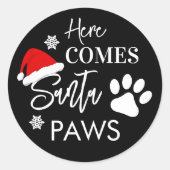 Weihnachtsgeschenk für Hunde, Fibel, Zollkeks Runder Aufkleber (Vorderseite)