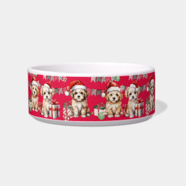 Weihnachtsgeschenk für Hunde - Haustiere Schüssel