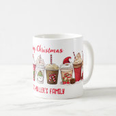 Weihnachtsgeschenk für Kaffeeliebhaber Kaffeetasse (VorderseiteRechts)