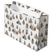 Weihnachtsgeschenk für Katzen Große Geschenktüte (Vorderseite Schrägansicht)