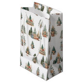 Weihnachtsgeschenk für Katzen Kleine Geschenktüte (Vorderseite Schrägansicht)