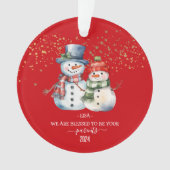 Weihnachtsgeschenk für Kinder Ornament (Vorderseite)