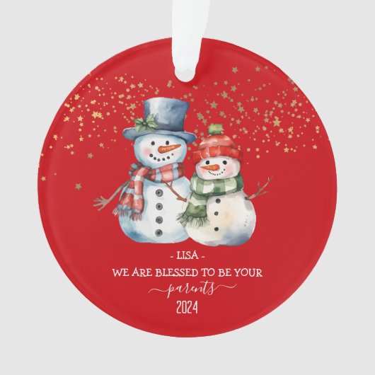 Weihnachtsgeschenk für Kinder Ornament (Vorderseite)