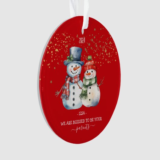 Weihnachtsgeschenk für Kinder Ornament (Vorderseite)