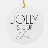 Weihnachtsgeschenk für Kirchenchor Keramik Ornament (Vorne)