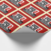 Weihnachtsgeschenk für landwirtschaftliche Tiere Geschenkpapier (Ecke)