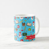 Weihnachtsgeschenk für Lehrer Personalisiert Kaffeetasse (VorderseiteRechts)