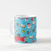 Weihnachtsgeschenk für Lehrer Personalisiert Kaffeetasse (Vorderseite Links)