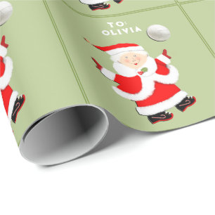 Weihnachtsgeschenk für Mädchen-Volleyball Geschenkpapier