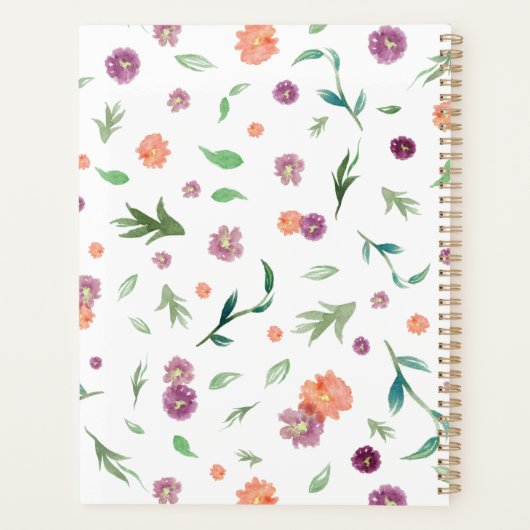 Weihnachtsgeschenk für Mama und Lehrer | Planer (Rückseite)