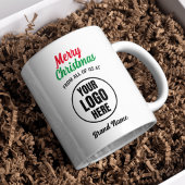Weihnachtsgeschenk für Mitarbeiter mit Markenbezei Kaffeetasse