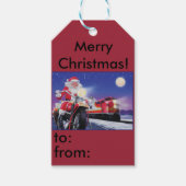 Weihnachtsgeschenk für Motorräder Geschenkanhänger (Vorderseite)