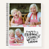 Weihnachtsgeschenk für Nana Rezept Buch (Vorderseite)