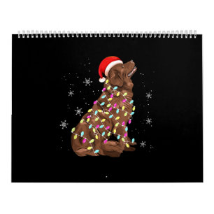 Weihnachtsgeschenk für Neufundländer lustiger Hun Kalender