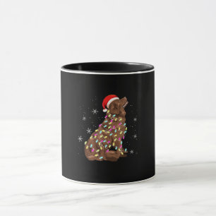 Weihnachtsgeschenk für Neufundländer  lustiger Hun Tasse