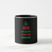 Weihnachtsgeschenk für Party - Ocd Obsess Tasse (Zentrum)