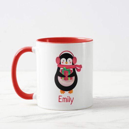Weihnachtsgeschenk für Pinguin Lover Geburtstagsfr Tasse (Links)