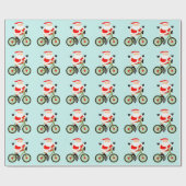 Weihnachtsgeschenk für Radfahrer Geschenkpapier (Flach)