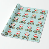 Weihnachtsgeschenk für Radfahrer Geschenkpapier (Ungerollt)