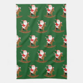 Weihnachtsgeschenk für Reittiere Geschirrtuch (Vertikal)