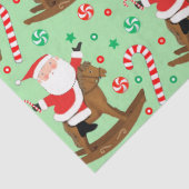 Weihnachtsgeschenk für Reittiere Seidenpapier (Detail)